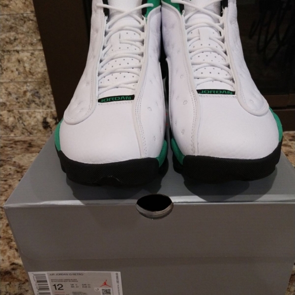Mens Nike Air Jordan Retro 13 Lucky Green Size 12 main image 6